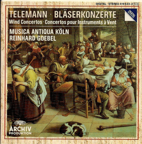 Telemann, Musica Antiqua Köln, Reinhard Goebel - Bläserkonzerte = Wind Concertos = Concertos Pour Instruments À Vent