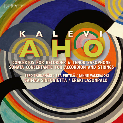 Kalevi Aho, Eero Saunamäki, Esa Pietilä, Janne Valkeajoki, Saimaa Sinfonietta, Erkki Lasonpalo - Concertos  For Recorder, Tenor Saxophone / Sonata Concertante For Accordion And Strings