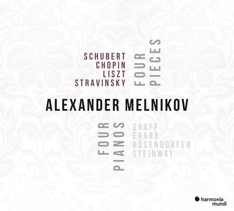 Alexander Melnikov, Schubert, Chopin, Liszt, Stravinsky - Four Pieces - Four Pianos