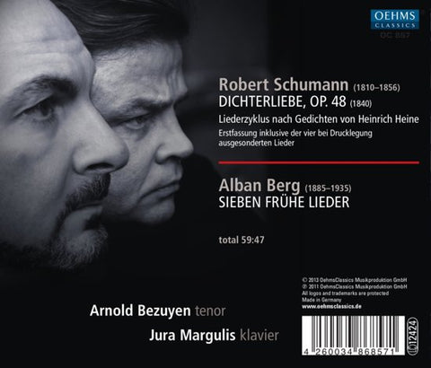Robert Schumann / Alban Berg, Arnold Bezuyen, Jura Margulis - Dichterliebe / Sieben Frühe Lieder