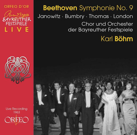 Beethoven, Janowitz, Bumbry, Thomas, London, Chor der Bayreuther Festspiele, Orchester der Bayreuther Festspiele, Karl Böhm - Symphonie No. 9