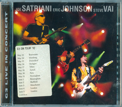 Joe Satriani, Eric Johnson, Steve Vai, G3 - G3 - Live In Concert
