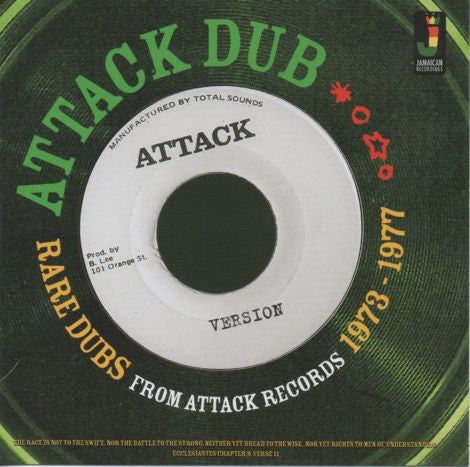 Various - Attack Dub Rare Dubs From Attack Records 1973 - 1977