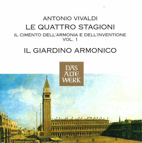 Antonio Vivaldi ‎– Il Giardino Armonico - Le Quattro Stagioni (Il Cimento Dell'Armonia E Dell'Inventione Vol. 1)