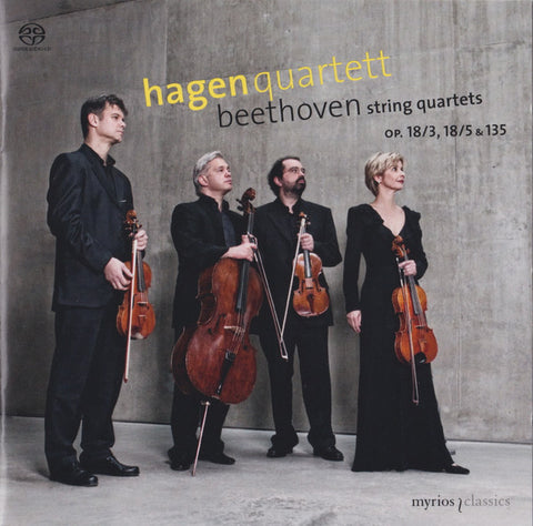 Hagen Quartett - Beethoven - String Quartets Op. 18/3, 18/5 & 135