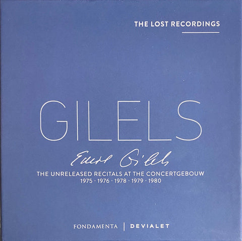 Gilels - The Unreleased Recitals At The Concertgebouw