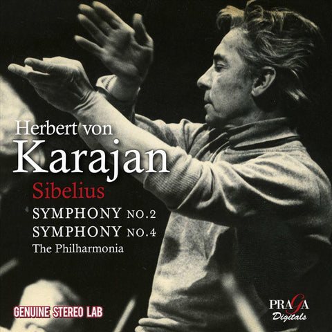 Jean Sibelius, Herbert von Karajan, Philharmonia Orchestra - Symphonies No.2, Op.43, No.4 Op.63