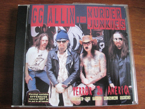 GG Allin & The Murder Junkies - Terror In America (Live In The U.S.A. 1993)