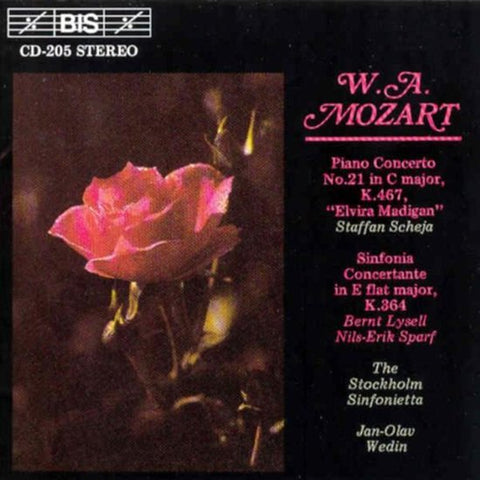 Wolfgang Amadeus Mozart, Staffan Scheja, Stockholm Sinfonietta, Jan-Olav Wedin - Piano Concerto No. 21 In C Major & Sinfonia Concertante In E Flat Major