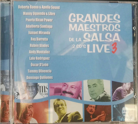 Various -  Grandes Maestros De La Salsa Live 3