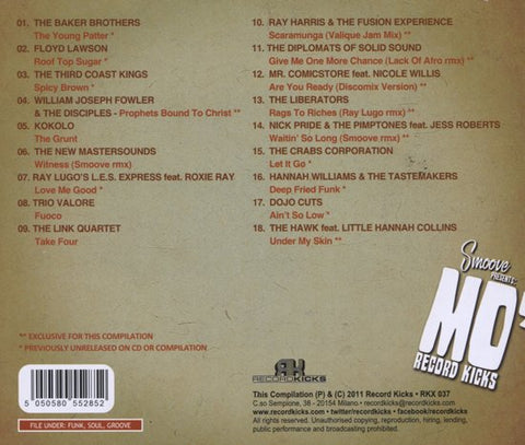 Various - Smoove Presents Mo' Record Kicks Act II