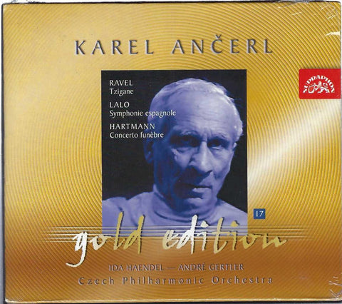 Karel Ančerl, Ida Haendel, André Gertler, Czech Philharmonic Orchestra : Ravel / Lalo / Hartmann - Tzigane / Symphonie Espagnole / Concerto Funèbre