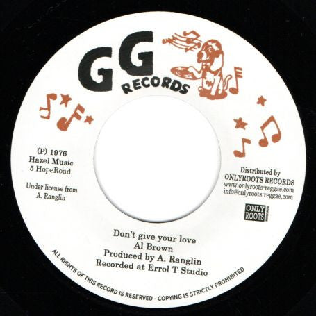 Al Brown - Don't Give Your Love