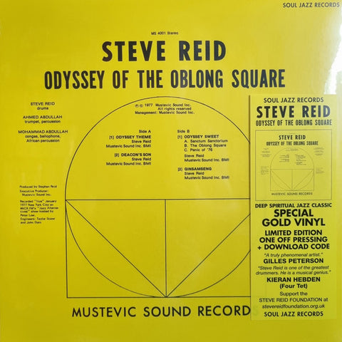 Steve Reid - Odyssey Of The Oblong Square