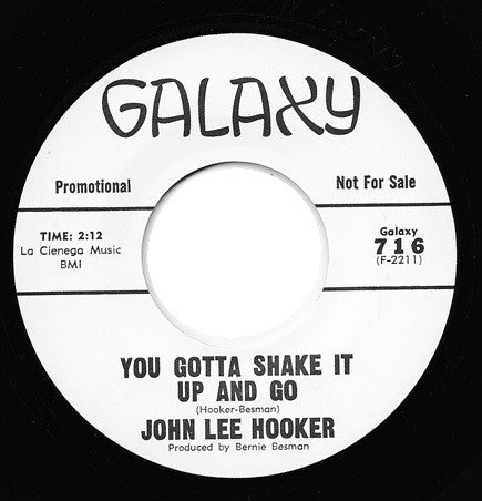 John Lee Hooker - You Gotta Shake It Up And Go
