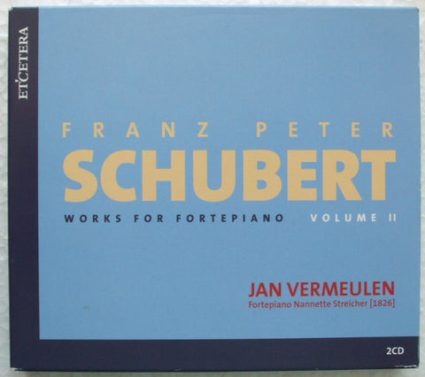Jan Vermeulen, Franz Schubert - Works for Fortepiano Volume 2
