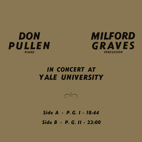 Don Pullen - Milford Graves - In Concert At Yale University