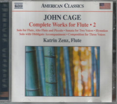 John Cage, Katrin Zenz - Complete Works For Flute • 2