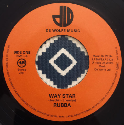Rubba / The Roger Webb Sound - Way Star / Moon Bird