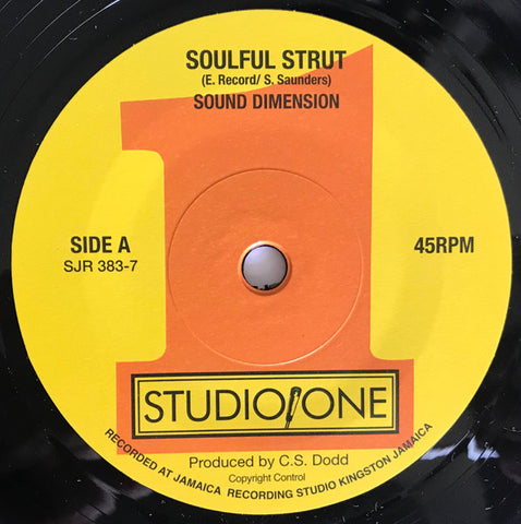 Sound Dimension - Soulful Strut / Time Is Tight