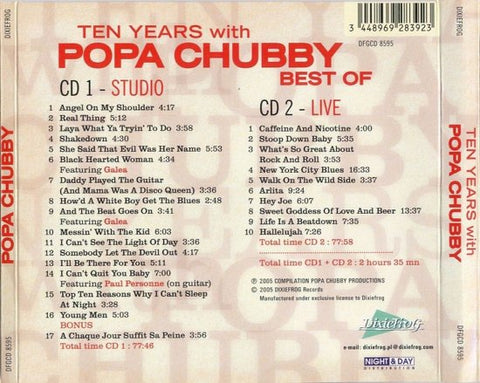 Popa Chubby - Ten Years With - Best Of