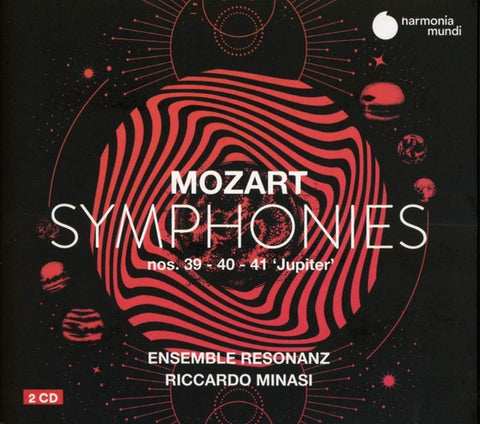 Mozart - Ensemble Resonanz, Riccardo Minasi - Symphonies 39 - 40 - 41 'Jupiter'
