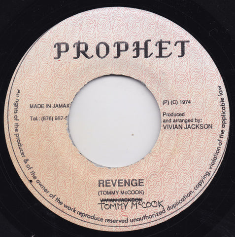 Tommy McCook / Vivian Jackson And The Prophets - Revenge / Jah Vengeance (Version)