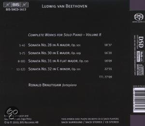 Ludwig van Beethoven - Ronald Brautigam - Complete Works For Solo Piano, Volume 8 - Opus 111 - Sonatas Opp. 101, 109-111