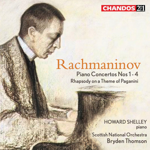 Rachmaninov, Howard Shelley, Scottish National Orchestra, Bryden Thomson - Piano Conceros Nos 1-4 - Rhapsody On A Theme Of Paganini