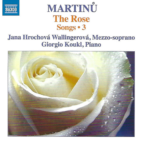 Bohuslav Martinů, Jana Hrochová Wallingerová, Giorgio Koukl - Songs • 3
