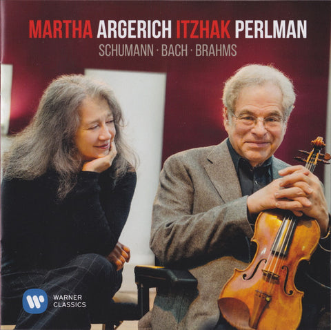 Martha Argerich, Itzhak Perlman, Schumann ∙ Bach ∙ Brahms - Schumann ∙ Bach ∙ Brahms