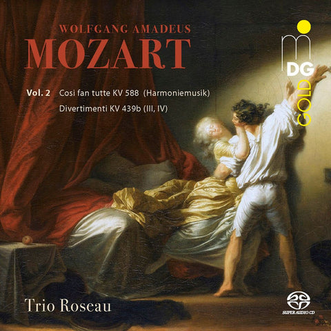 Wolfgang Amadeus Mozart, Trio Roseau - Così Fan Tutte KV 588 (Harmoniemusik), Divertimenti KV 439b (III, IV) (Vol. 2)