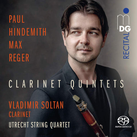 Paul Hindemith, Max Reger, Vladimir Soltan, Utrecht String Quartet - Clarinet Quintets