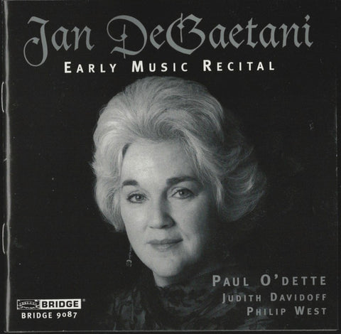 Jan DeGaetani - Early Music Recital
