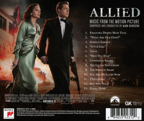 Alan Silvestri - Allied: Music From The Motion Picture