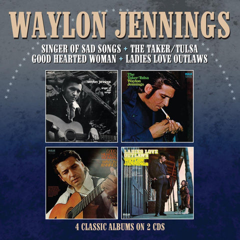 Waylon Jennings - Singer Of Sad Songs + The Taker / Tulsa + Good Hearted Woman + Ladies Love Outlaws