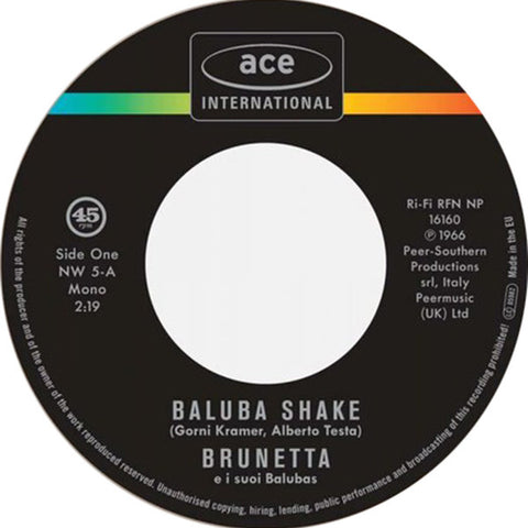Brunetta / Rita Pavone - Baluba Shake / Il Geghege