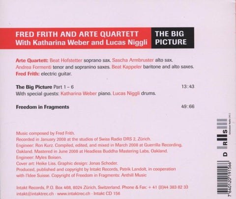 Fred Frith and Arte Quartett - The Big Picture