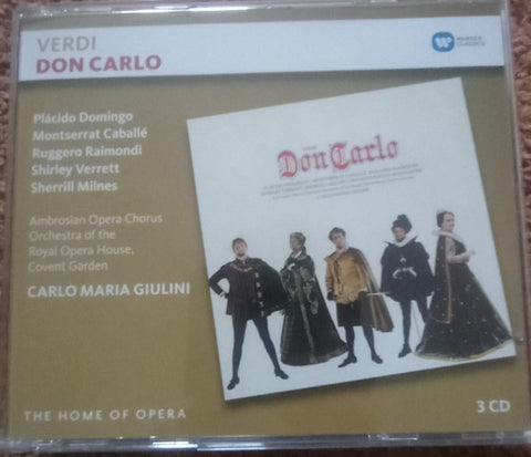 Giuseppe Verdi : Carlo Maria Giulini, Placido Domingo · Montserrat Caballé · Ruggero Raimondi · Ambrosian Opera Chorus · Orchestra Of The Royal Opera House, Covent Garden - Don Carlo