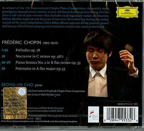 Seong-Jin Cho, Fryderyk Chopin - Winner Of The 17th International Fryderyk Chopin Piano Competition Warsaw 2015