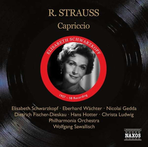 Richard Strauss - Sawallisch, Philharmonia Orchestra - Schwarzkopf, Wächter, Gedda, Fischer-Dieskau, Hotter, Ludwig - Capriccio - 1957 - 1958 Recording