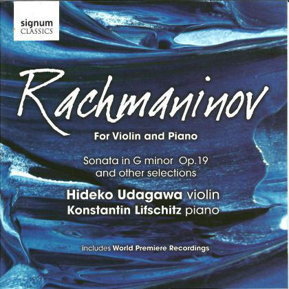 Rachmaninov, Hideko Udagawa, Konstantin Lifschitz - For Violin And Piano