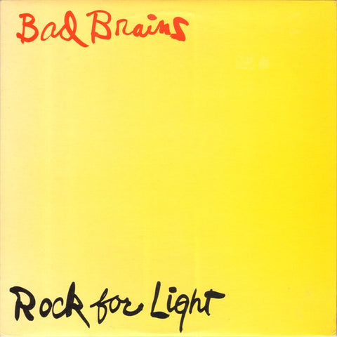 Bad Brains, - Rock For Light