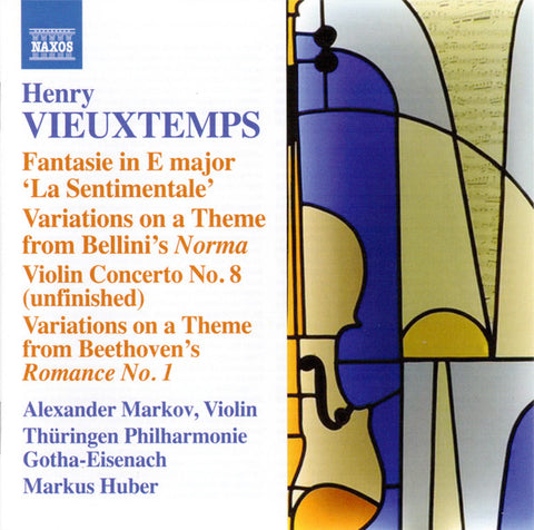 Henry Vieuxtemps, Alexander Markov, Thüringen Philharmonie Gotha-Eisenach, Markus Huber - Fantasie In E 'La Sentimentale'