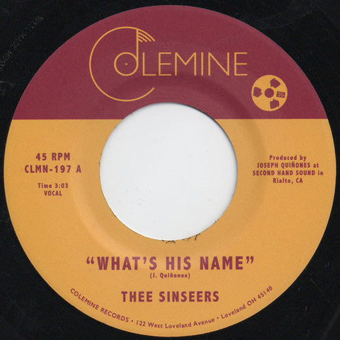 Thee Sinseers - What's His Name