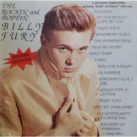 Billy Fury - The Rockin' And Boppin' Billy Fury