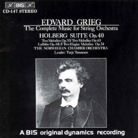 Edvard Grieg, The Norwegian Chamber Orchestra, Terje Tønnesen - The Complete Music For String Orchestra