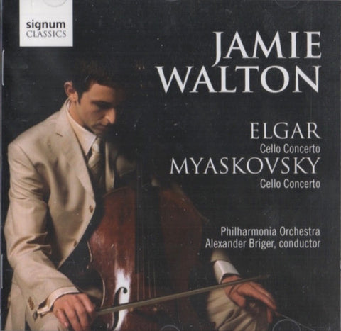 Elgar, Myaskovsky, Jamie Walton, Philharmonia Orchestra Conductor: Alexander Briger - Cello Concertos
