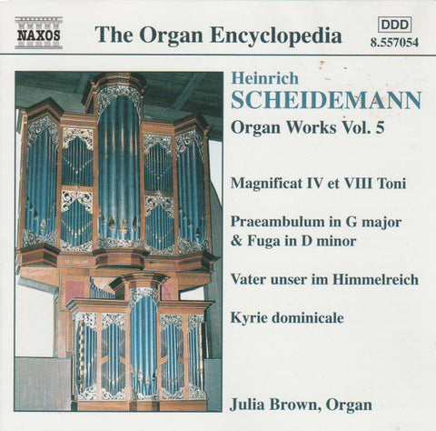 Heinrich Scheidemann, Julia Brown - Organ Works Vol. 5