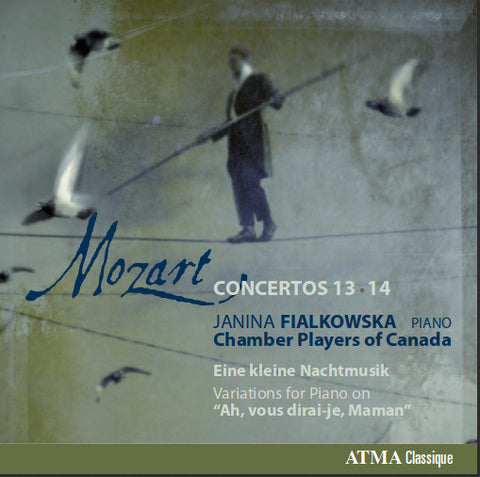Wolfgang Amadeus Mozart, Janina Fialkowska - Concertos 13 & 14, Eine kleine Nachtmusik, Variations For Piano